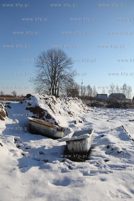 Wislinka. Miejsce, wktorym wykopywano bursztyn.
24.01.2014
fot....