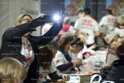 Gdańsk. Targ Węglowy. Wielki Final Orkiestry Swiatecznej...