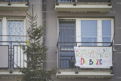 Uśmiechnij się. Wszytko będzie dobrze. Taki napis...