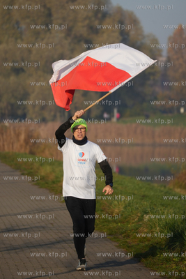 Parkrun Gdańk - Południe. Edycja biało - czerwona...