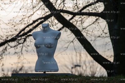 Tajemnicza instalacja przy Promenadzie Królowej Marysieńki...