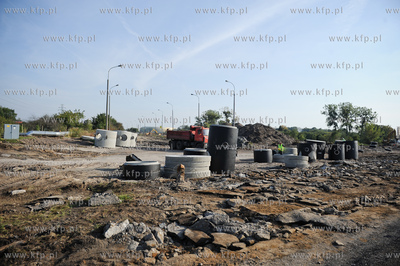 Gdansk. Remont torowiska oraz nawierzchni na ulicy...