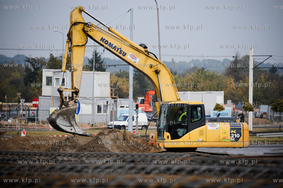 Gdansk. Budowa Trasy Sucharskiego - zadanie II od wezla...
