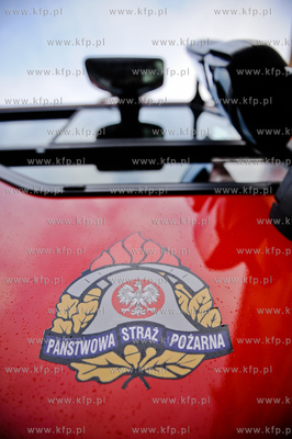 Gdansk. Komenda Wojewodzkiej PSP w Gdansku. Przekazanie...