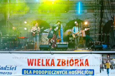 Gdansk. Scena przy Zielonej Bramie. Koncert Ani Rusowicz...