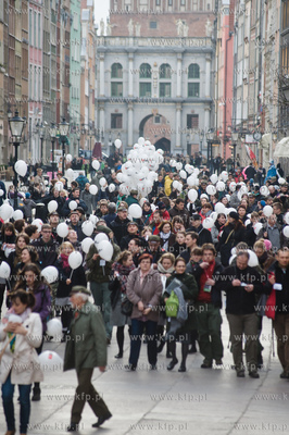 Gdansk. Ul. Dluga. Ogolnopolski Zjazd Zwiazku Harcerstwa...