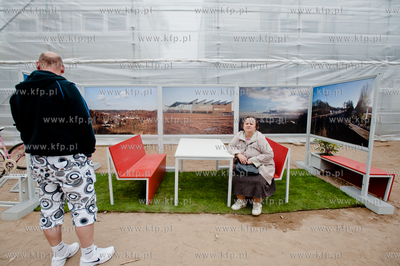 Gdansk. Matarnia. Kolej na PKM - Dzien Otwarty powstajacej...