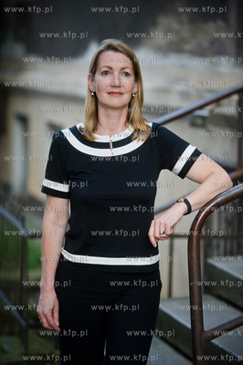 Gdansk. Wrzeszcz. Dr. Aleksandra Richie, autorka ksiazki...