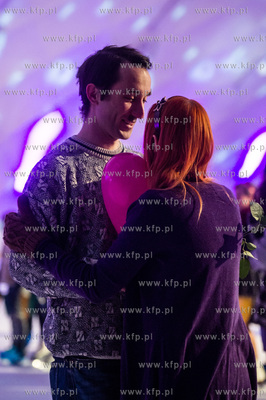 Lodowisko Miejskie w Gdansku. Walentynki w stylu Retro,...