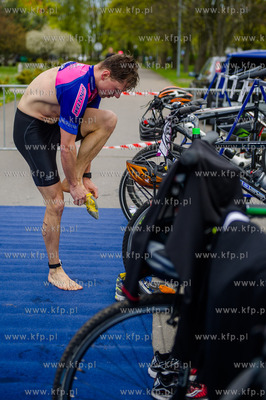 Gdansk. Zawody Triathlon Gdansk o Puchar Rektora AWFiS...