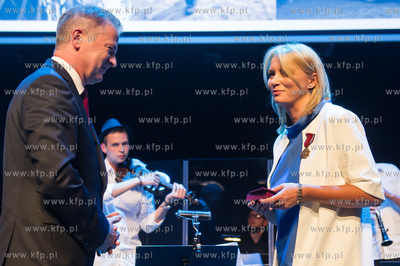 Gdansk. Europejskie Centrum Solidarnosci. Gala 70-lecia...