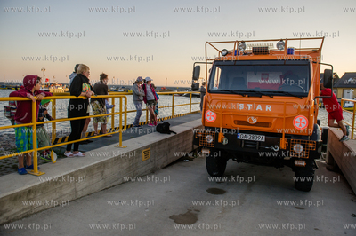 POrt w Kuznicy. Zakonczona powodzeniem akcja poszukiwawcza...