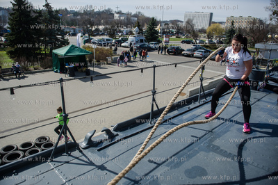 Gdynia. Morderczy trening przygotowujacy do zawodow...
