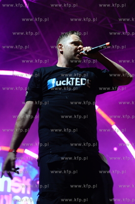 Gdansk. Plac Zebran Ludowych. Festiwal MTV Gdansk Dzwiga...