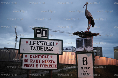 Kampania wyborcza w wyborach samorzadowych w Gdansku....