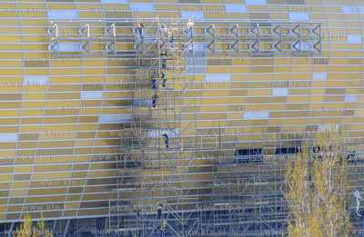 PGE Arena na 45 dni przed pierwszym meczem pomiedzy...