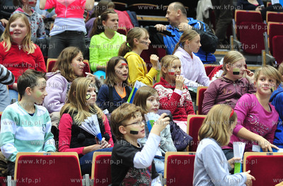 Ergo Arena. Liga Mistrzyn. Mecz Atom Trefl vs. Asystel...