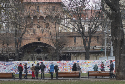 Lwow. Ukraina. Pokojowe demonstracje antyrzadowe na...