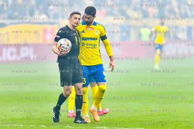 Betclic 1 liga. Arka Gdynia -  Miedź Legnica n/z Kike...