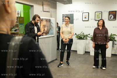 Gdansk 10.07.2025 Wernisaz wystawy Karoliny Misztal...