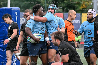 Sopot. Stadion Ogniwo Sopot. Ekstraliga rugby. Energa...