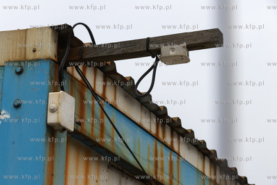 Zniszczone kontenery w rejonie ul. Zielonogórskiej...