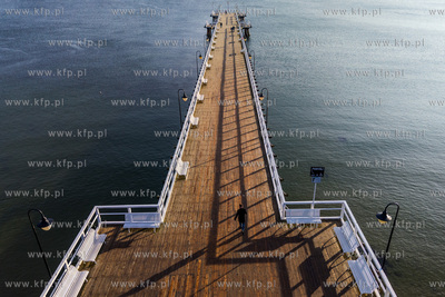 Molo w Gdyni Orłowie. 
17.01.2025
fot. Daniel Słoboda...