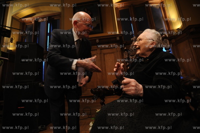 Gdansk, Ratusz Staromiejski. Uroczystosc wreczenia...