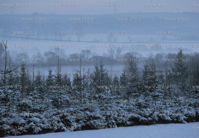 Zimowy wieczor w Sulminie na Kaszubach.
03.01.2010
fot....