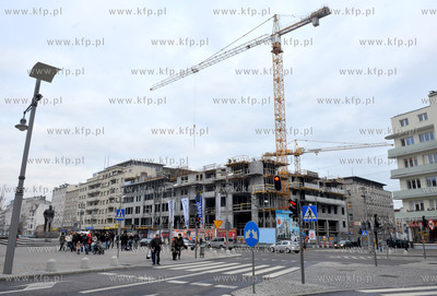 Budowa apartamentowca Transatlantyk na placu Kaszubskim...