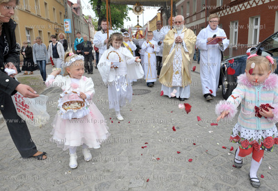 Procesja Bozego Ciala w Gdansku Letnicy, parafia sw....