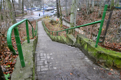 Sopot. Park pomiedzy ul. Kosciuszki, a Sobieskiego....