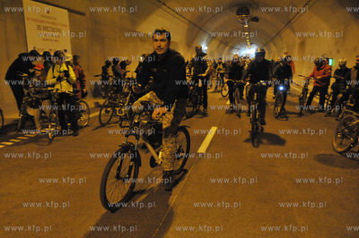 Dzien otwarty tunelu pod Martwa Wisla w Gdansku. To...