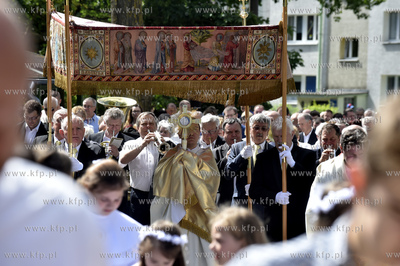 Procesja Bożego Ciała parafii p.w. Maksymiliana Kolbe...