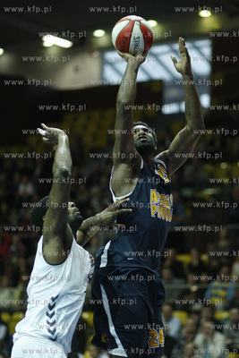 Gdynia. Polska Liga Koszykowki. Drugi mecz cwiercfinalowy...