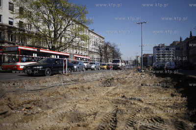 Gdansk Wrzeszcz. Remont torowiska na ul Grunwaldzkiej.
18.04.2011
fot....