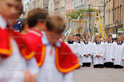 Gdansk. Procesja glowna Bozego Ciala.
23.06.2011
fot....
