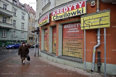 Sopot. Al. Niepodleglosci. Siedziba  Kredyty Chwilowki.
18.02.2013
fot....