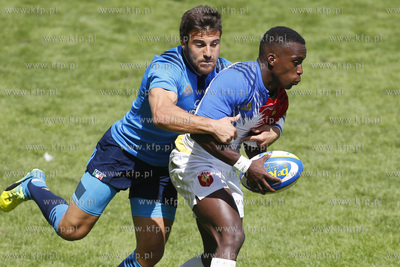 Gdynia. Mistrzostwa Europy w Rugby 7. Mecz  Włochy...