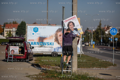 Sopot. Ul. Władysława Łokietka. Samorządowa kampania...