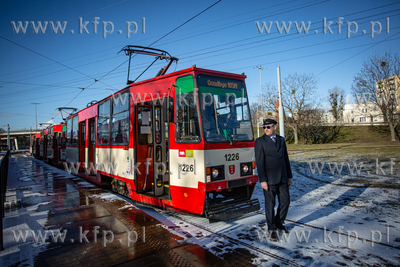 Gdańsk. Ostatni przejazd tramwaju Konstal 105.
05.03.2021
fot....