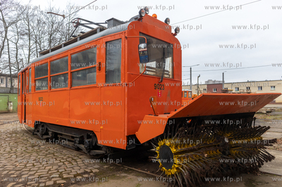 Konstal N - Czarownicy. Pojazd odśnieżający torowiska,...