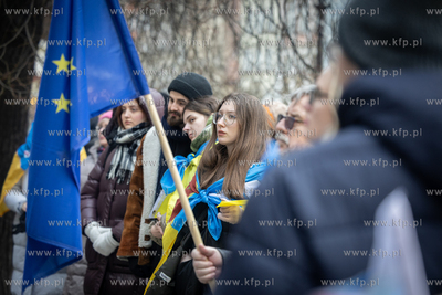 Gdańsk. Długi Targ. Protest przeciwko polityce Donalda...