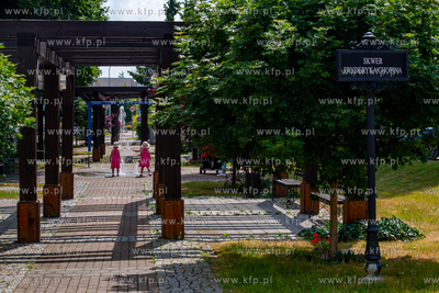 Nowy Dwór Gdański. Skwer Fryderyka Chopina. 16.06.2023...