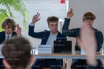 Pomorskie Szkoły Rzemiosł w Gdańsku. Symulacja posiedzenia...