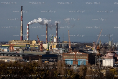 Panorama Gdańska, widok z Góry Gradowej. 24.03.2019...