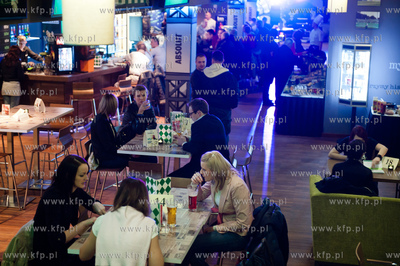 Gdansk. PGE Arena. Oficjalne otwarcie pubu T29 Bar....