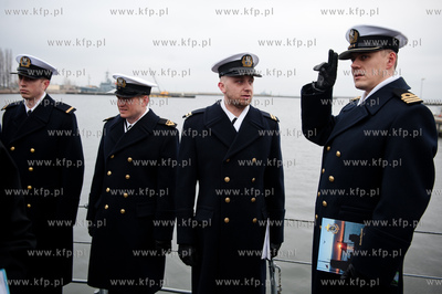 Gdynia Oksywie. Port Wojenny. Wielka gala banderowa...