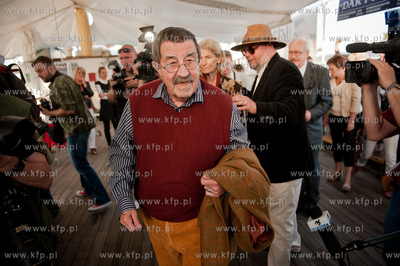 Gdynia. Gunter Grass, pisarz niemiecki, laureat Nagrody...