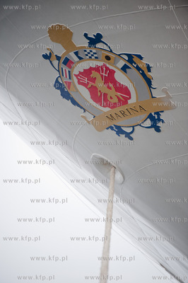 Port w Gdyni. Nabrzeze Stanow Zjednoczonych. Wizyta...